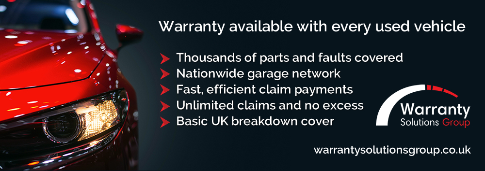 Warranty available with every used vehicle